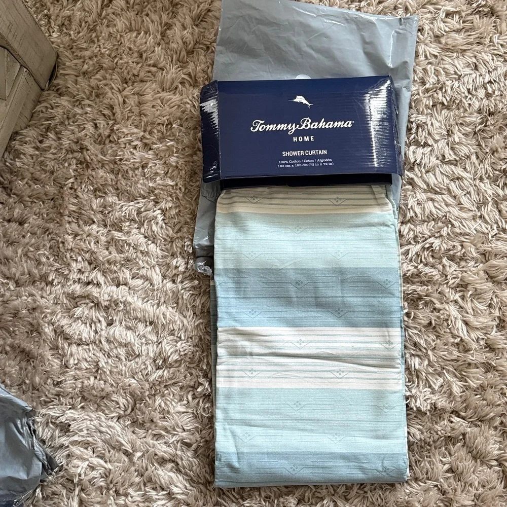 Tommy Bahama Shower Curtain Hula Beach NWT